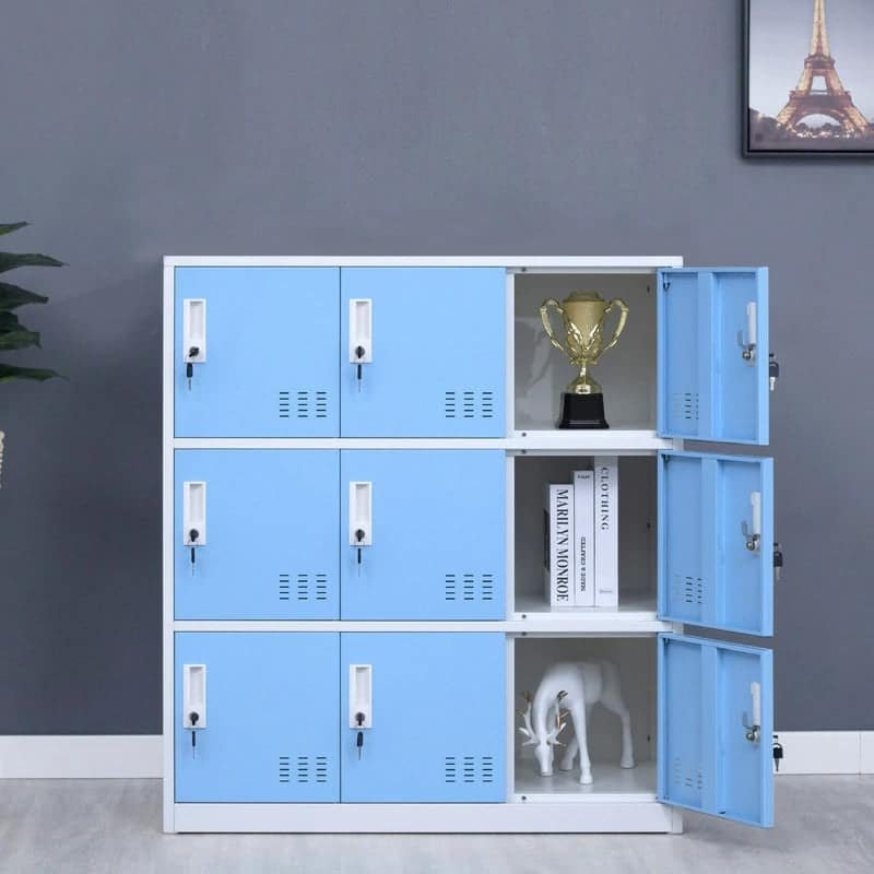 Backpack Cabinet, Employee File Cabinet, Lockable Storage Locker